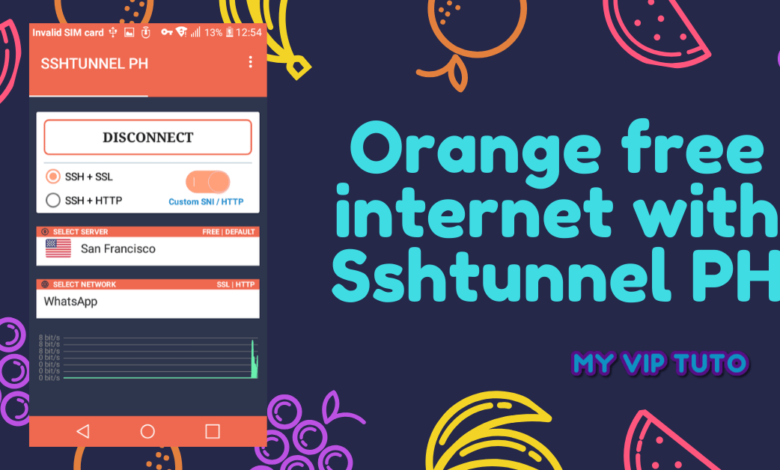 Orange free internet with Sshtunnel PH