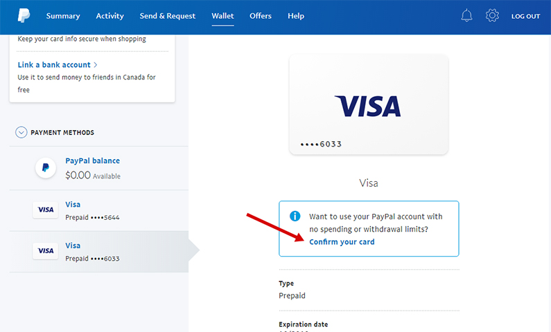 PayPal account verification steps