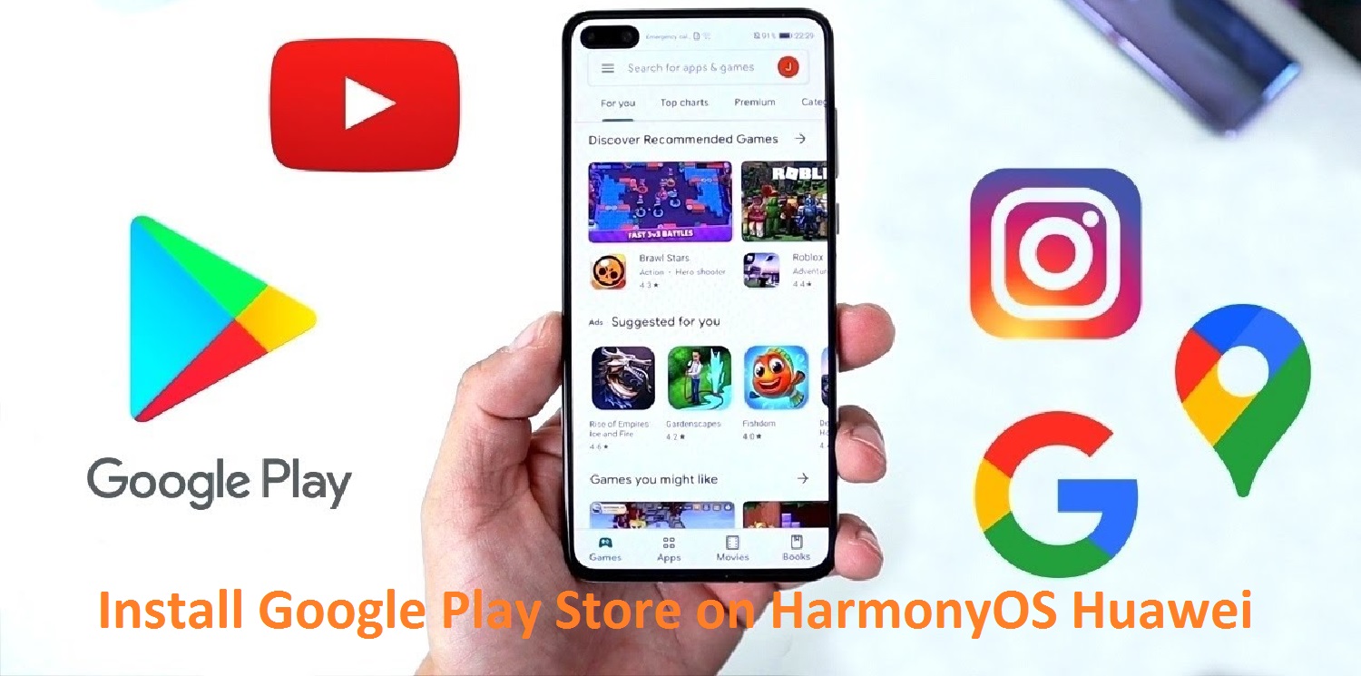 Install Google Play Store on HarmonyOS Huawei