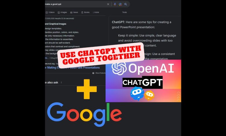 Combining ChatGPT and Google Search