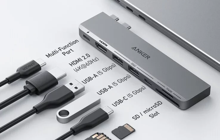 Anker Unveils New USB-C 7-in-2 Hub Compatible with Recent MacBooks