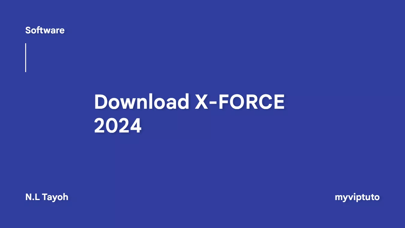 Free Download XForce 2024 Autodesk License Patcher 2024 MY VIP TUTO